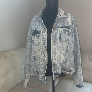 Acid Wash Denim Jacket